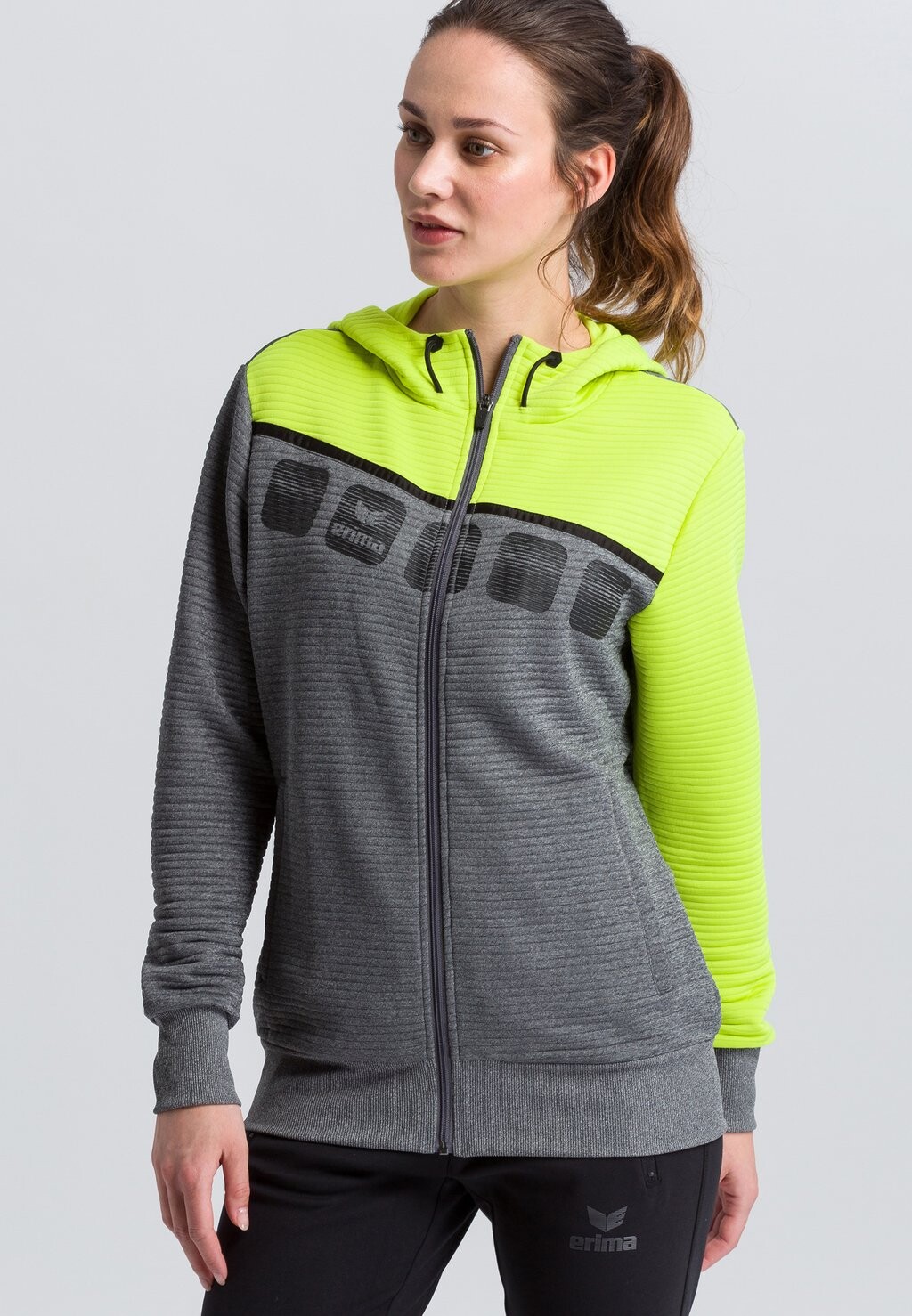 

Толстовка Erima, цвет grey/green