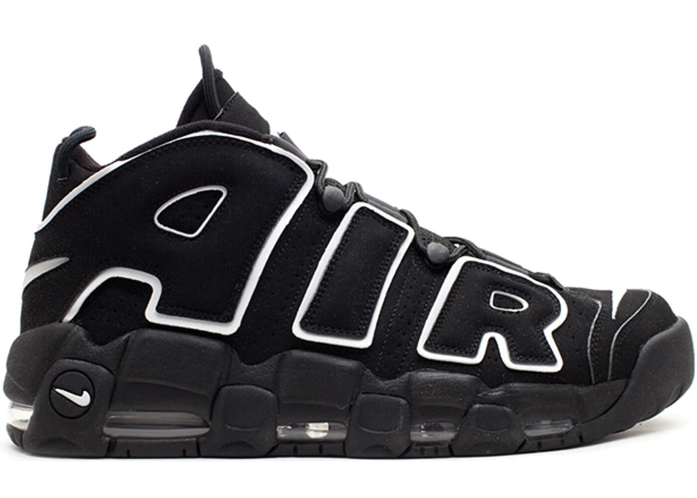 

Кроссовки Nike Air More Uptempo Black White (2010)
