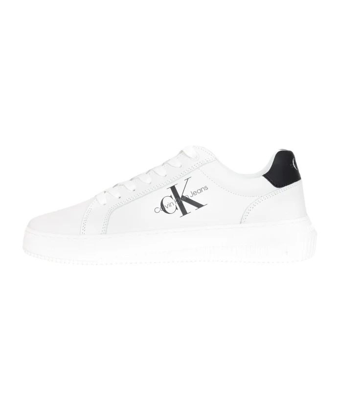 

Классические кожаные кроссовки Cupsole черные Calvin Klein Jeans, белый, Черный, Классические кожаные кроссовки Cupsole черные Calvin Klein Jeans, белый