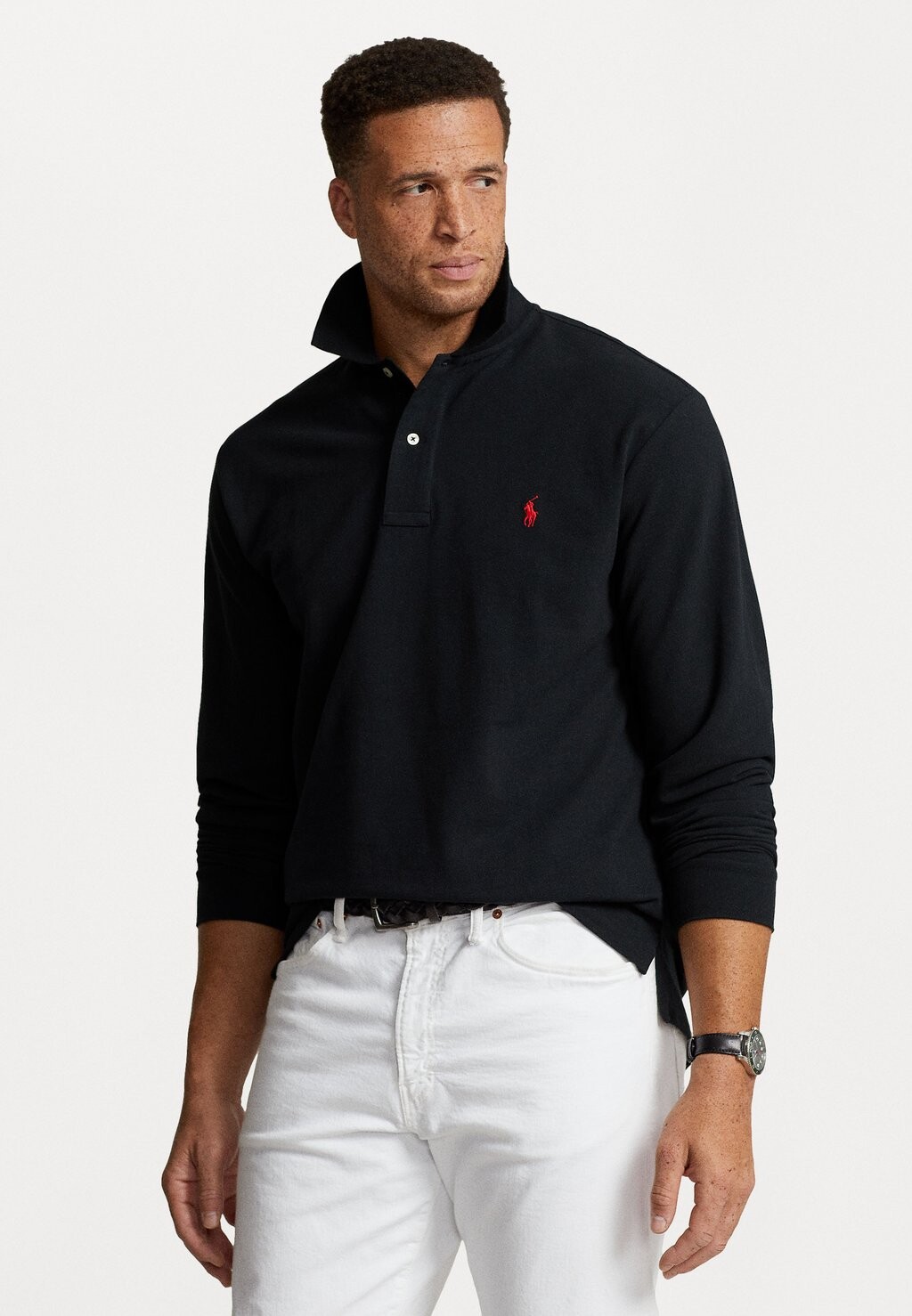 

Поло ДЛИННЫЙ РУКАВ Polo Ralph Lauren Big & Tall, черный