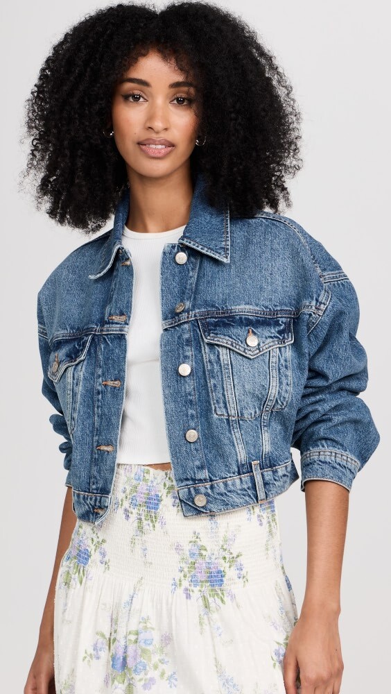 

Куртка Reformation Jori Cropped Denim