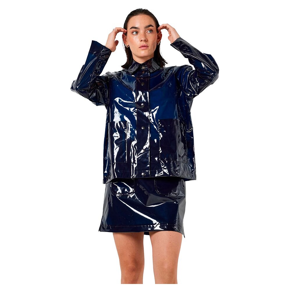 

Куртка Noisy May Sky Transparent Short Rain, синий