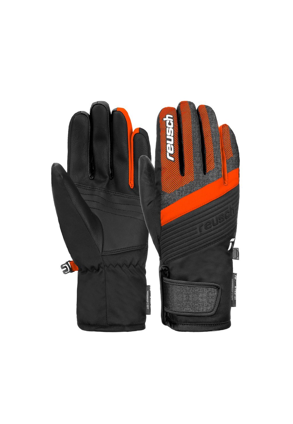 цена Перчатки DUKE R-TEX XT JUNIOR Reusch, цвет blck melan shoc oran