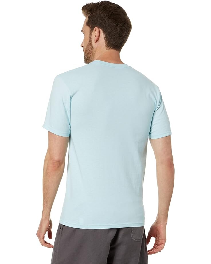 

Футболка Vans Classic Easy Box Short Sleeve Tee, цвет Blue Glow/Vans Teal