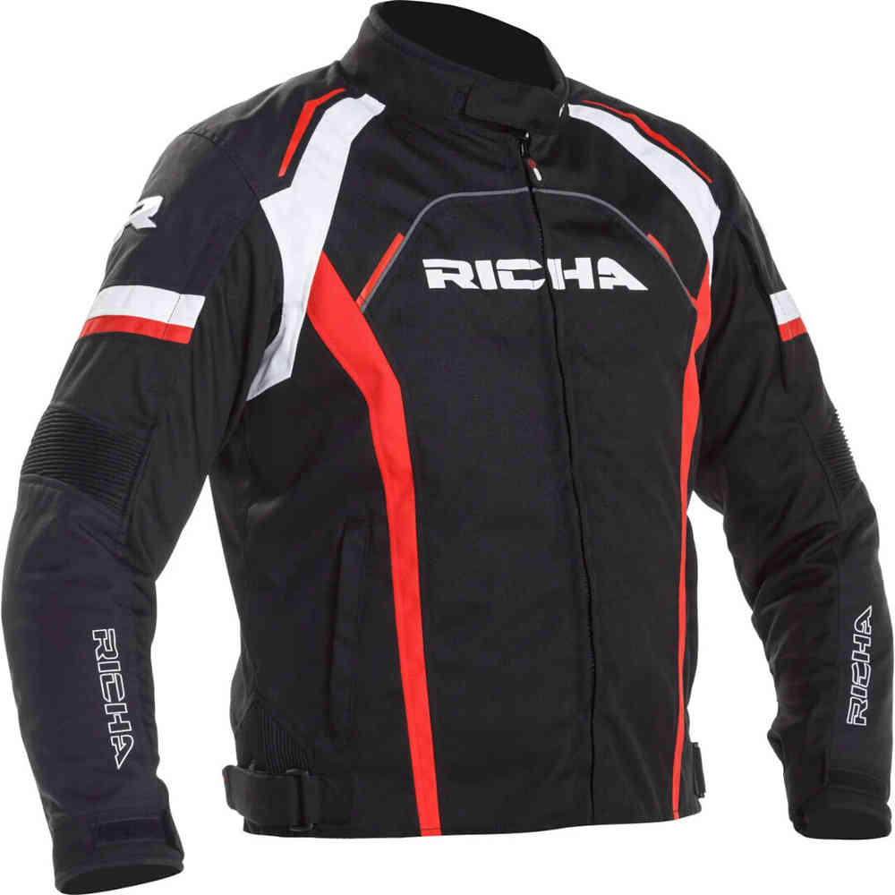 цена Водонепроницаемая мотоциклетная текстильная куртка Falcon 2 Richa, черный/красный/белый