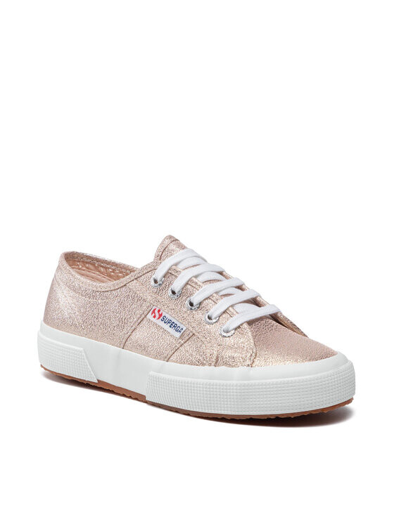 

Кроссовки из ткани золотого цвета Superga, желтый