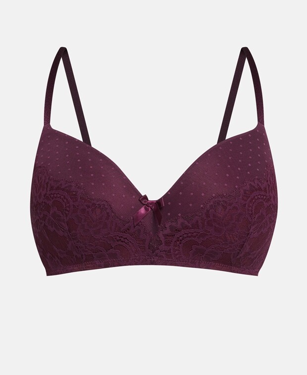 

Бюстгальтер пуш-ап, чашки DE Hunkemöller, фиолетовый