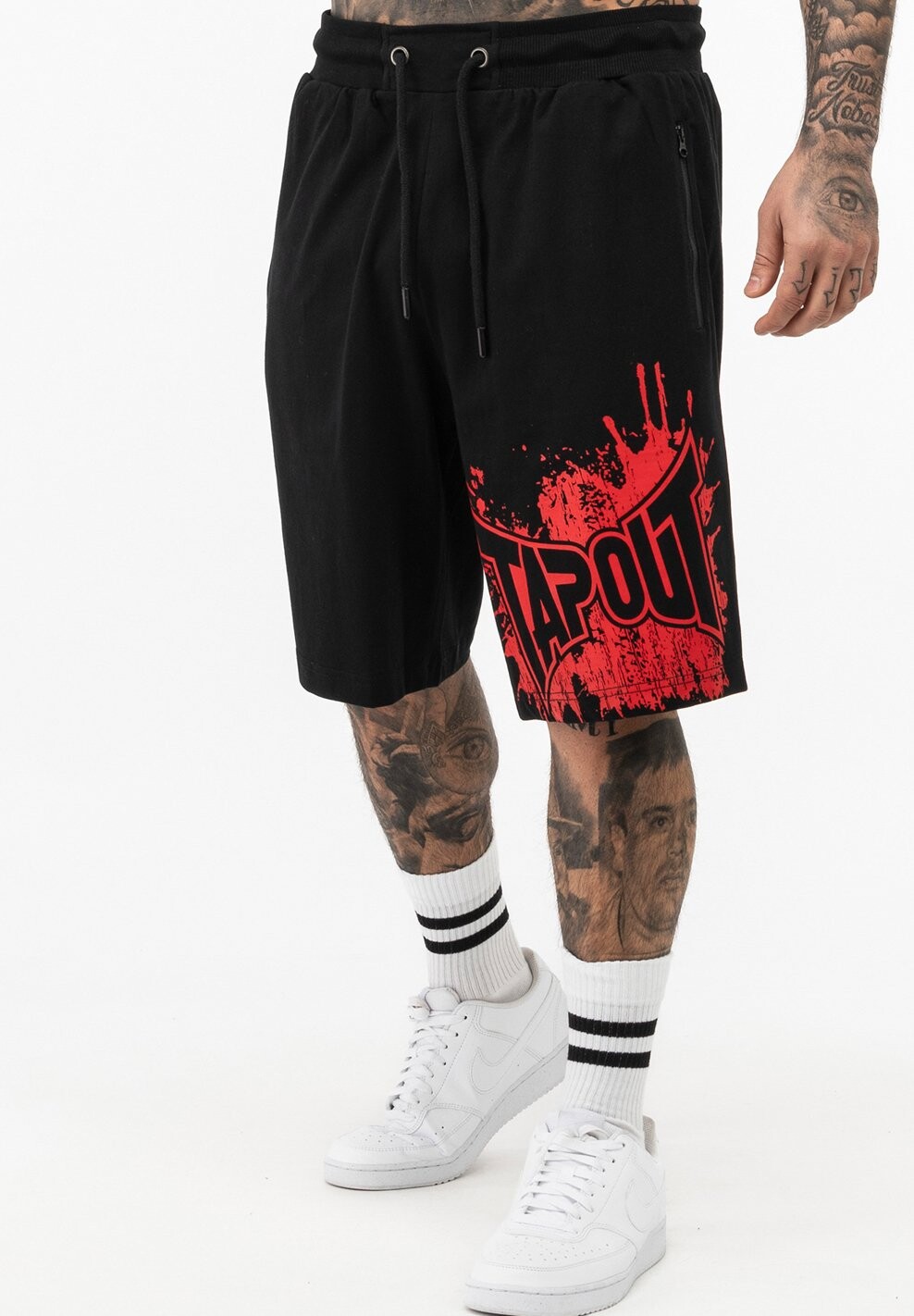 

Спортивные брюки Normal Passform Blashed Tapout, цвет black red