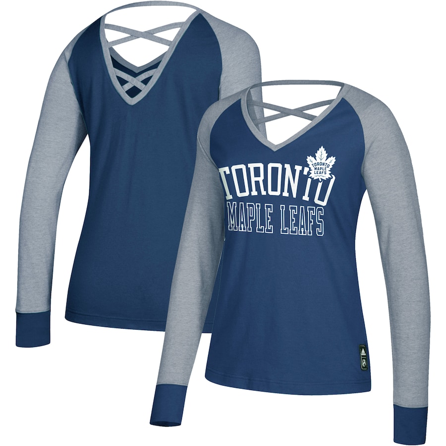 

Футболка с длинным рукавом adidas Toronto Maple Leafs, синий