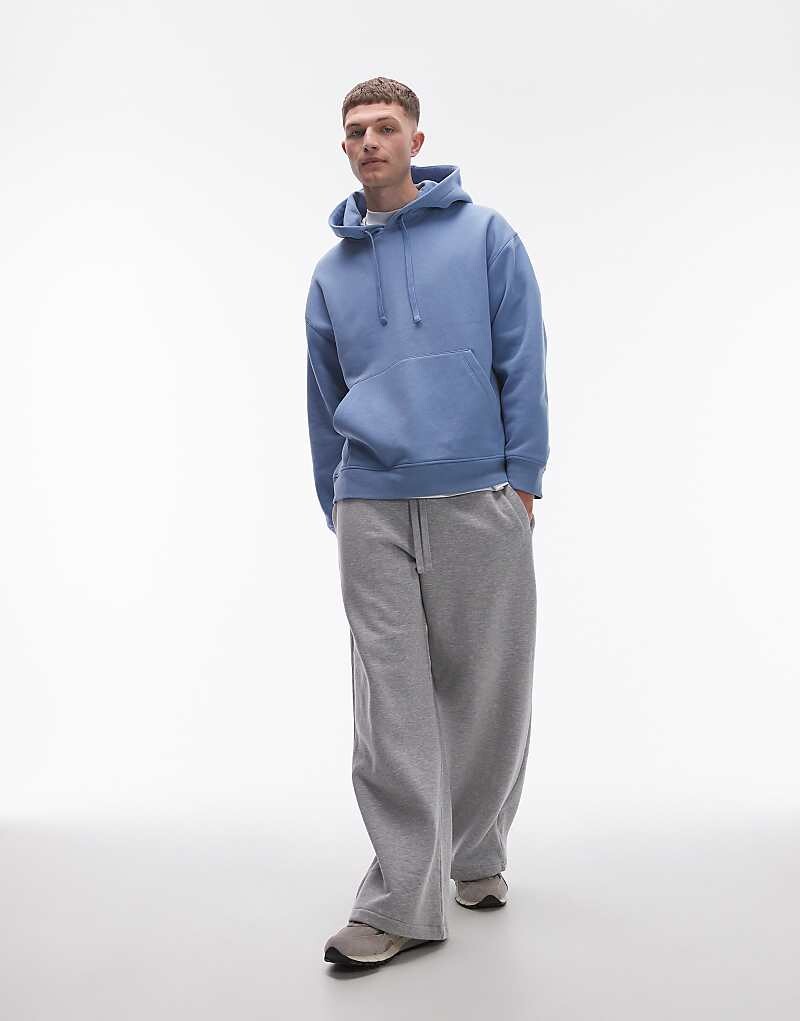

Topman – толстовка светло-синего цвета свободного кроя