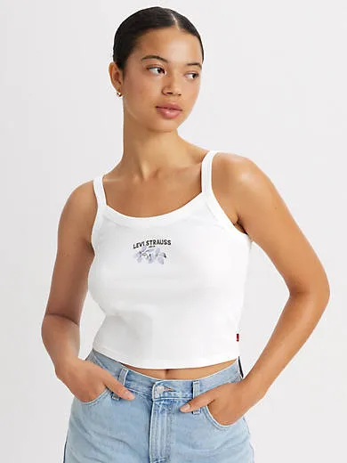 

Спортивная майка с графическим принтом Essential Levi's, белый