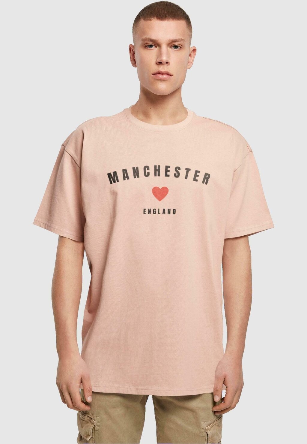 

Футболка с принтом MANCHESTER HEAVY Merchcode, цвет amber