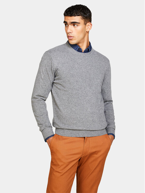 Облегающий свитер Sisley, серый