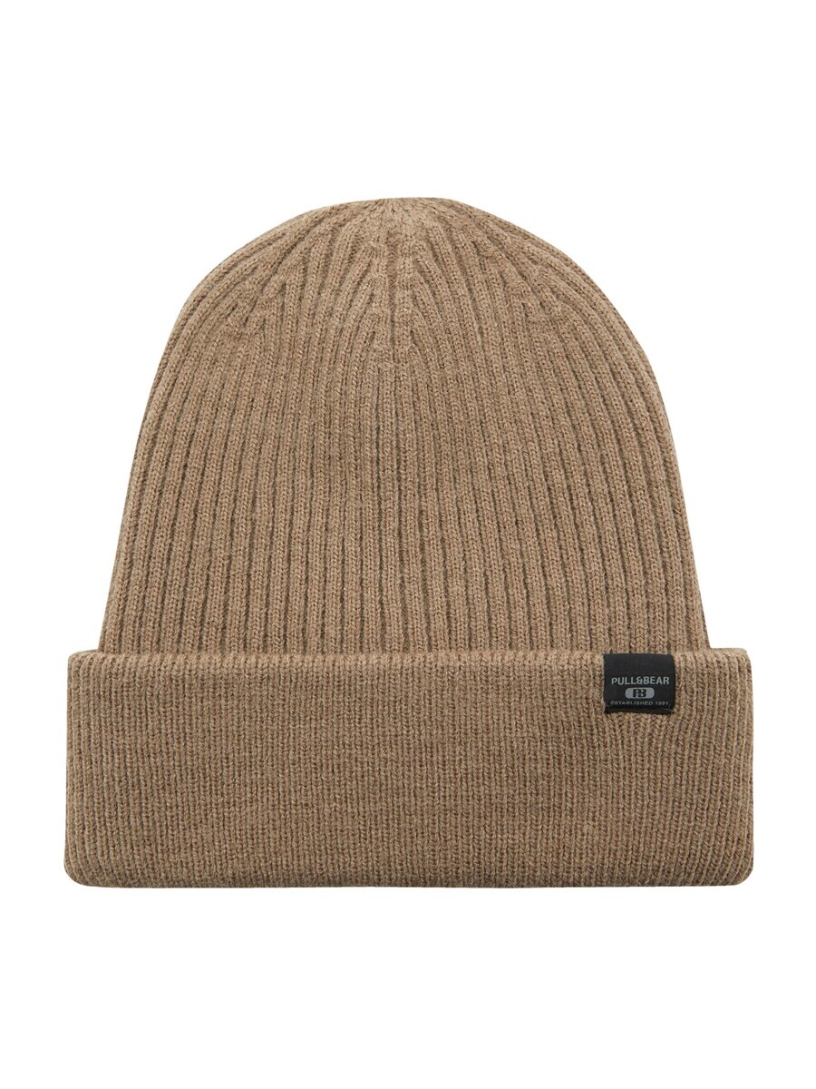 

Шапка Pull&Bear Beanie, цвет Grey/Taupe