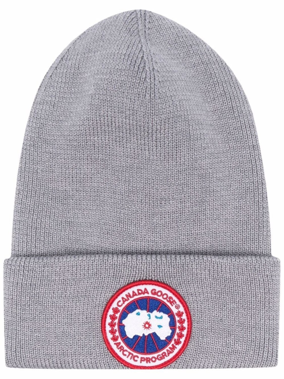 

Canada Goose шапка бини Arctic Disc в рубчик, серый