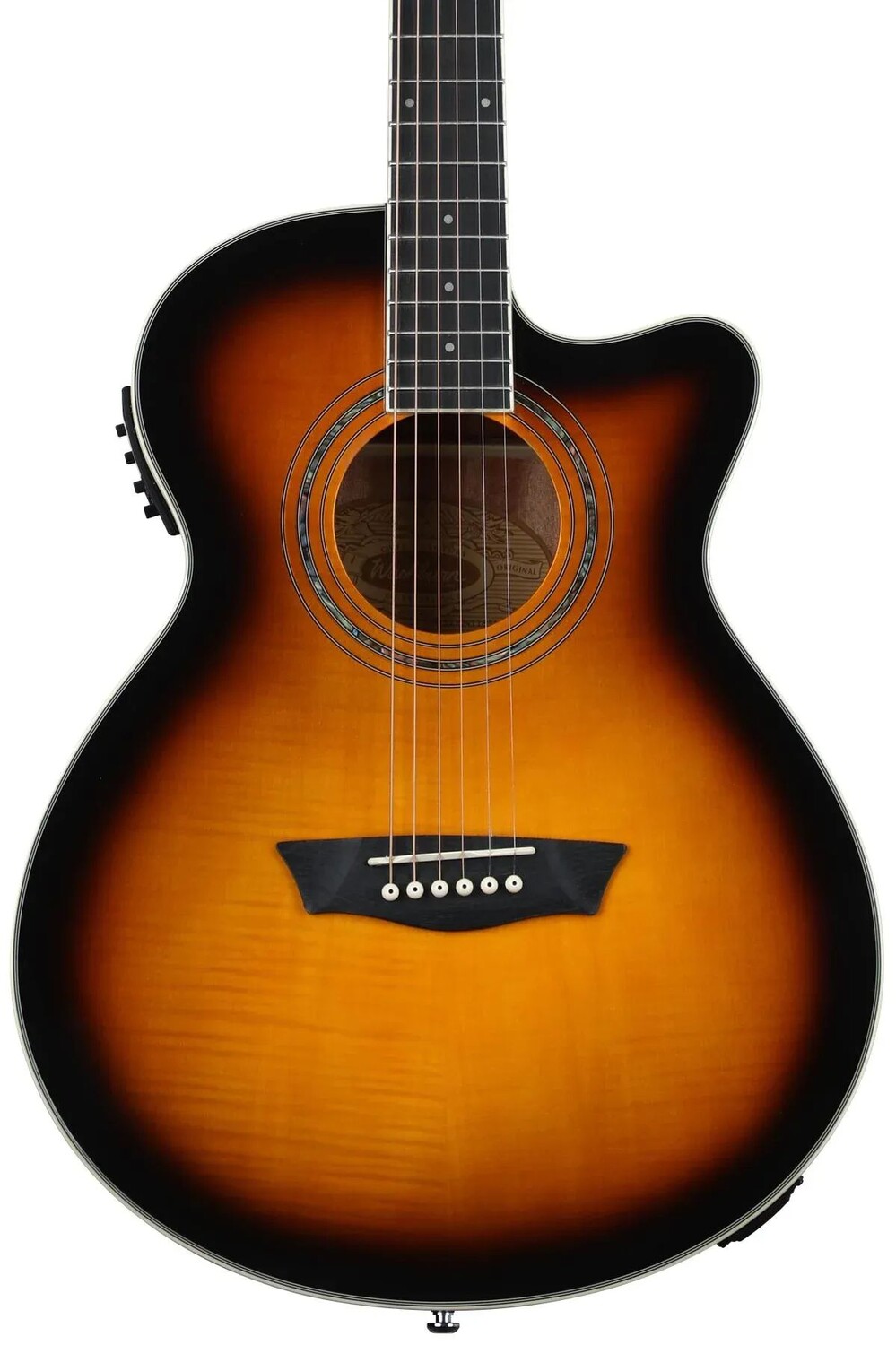

Акустически-электрическая гитара Washburn Festival EA15 — Tobacco Burst
