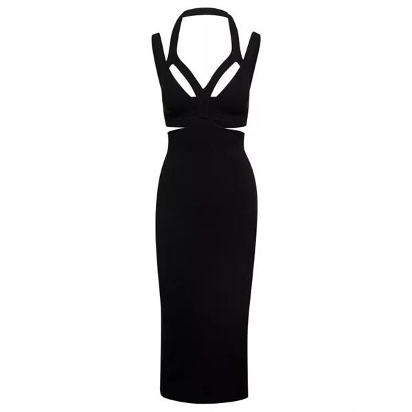 

Платье interlink' midi dress with cut-out detail in Dion Lee, черный