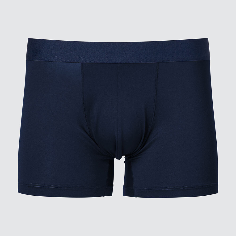 

Трусы-боксеры AIRism Uniqlo технологичные с низкой талией, темно-синий