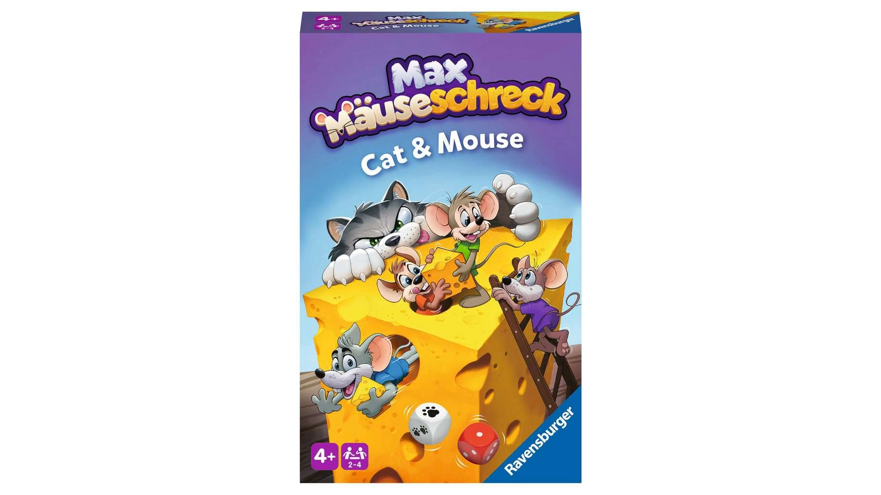 Ravensburger Spiele Max äumschreiter компактная игра в кошки-мышки для детей  от 4 лет, игра в кости и коллекционирование для 2-4 игроков – заказать по  доступной цене из-за рубежа в «CDEK.Shopping»