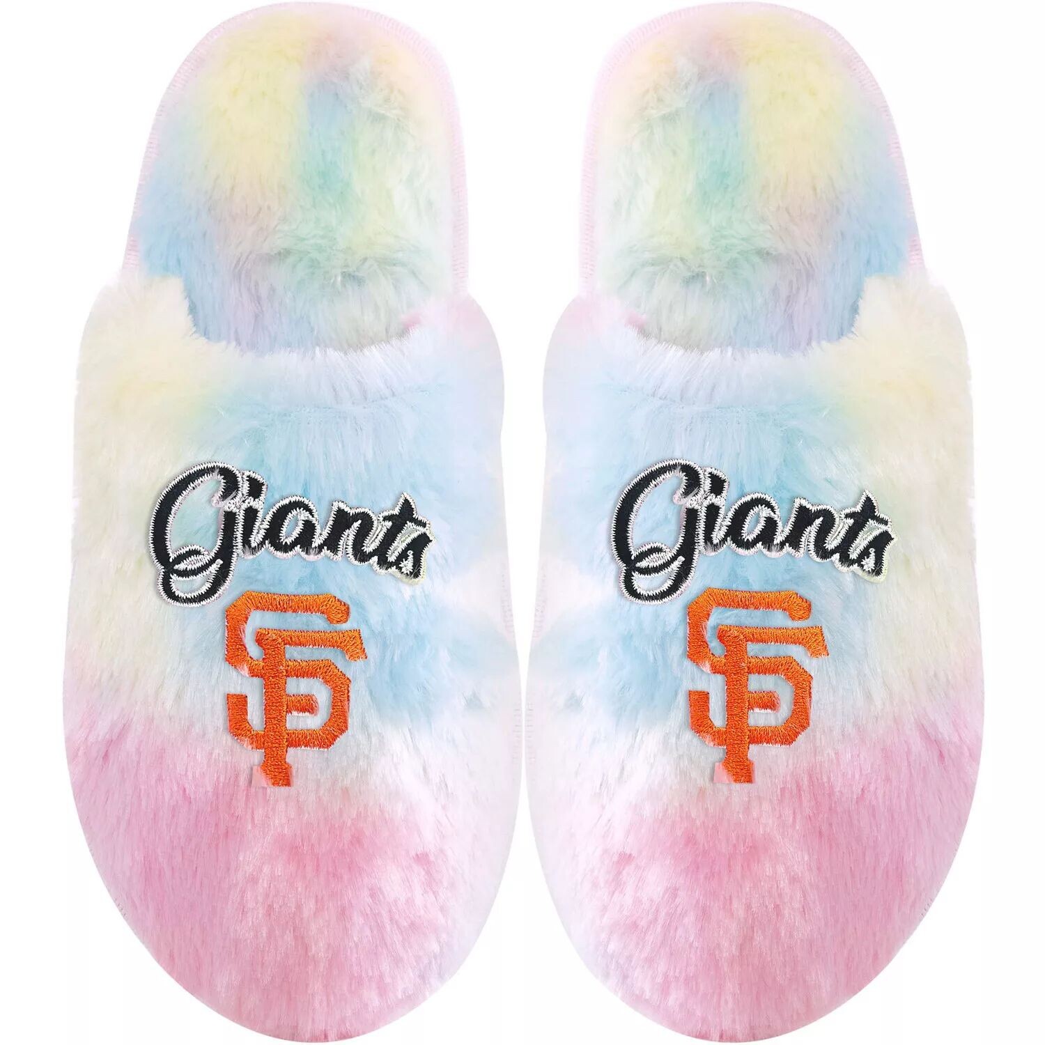 

Женские тапочки FOCO San Francisco Giants Rainbow