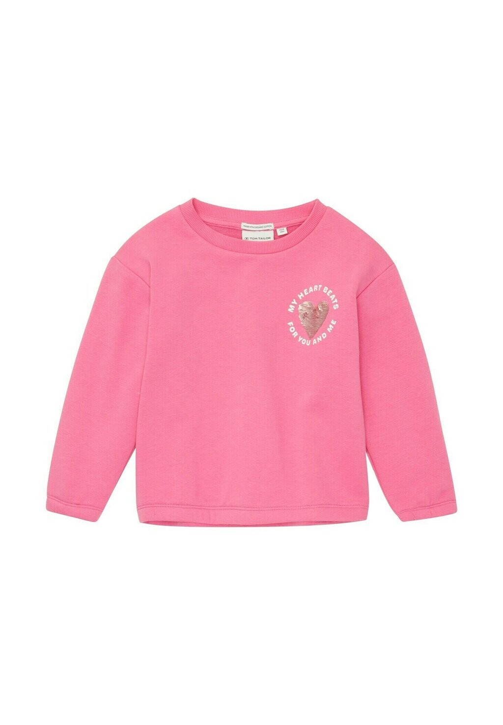 

Свитшот TOM TAILOR, цвет carmine pink
