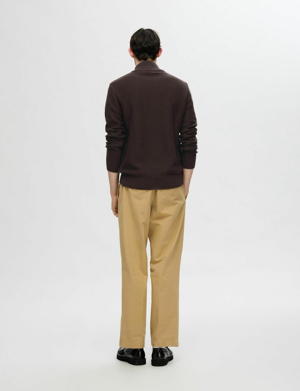 

Джемпер SLHAXEL HALF ZIP Selected Homme, коричневый