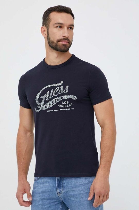 

Футболка Guess, темно-синий