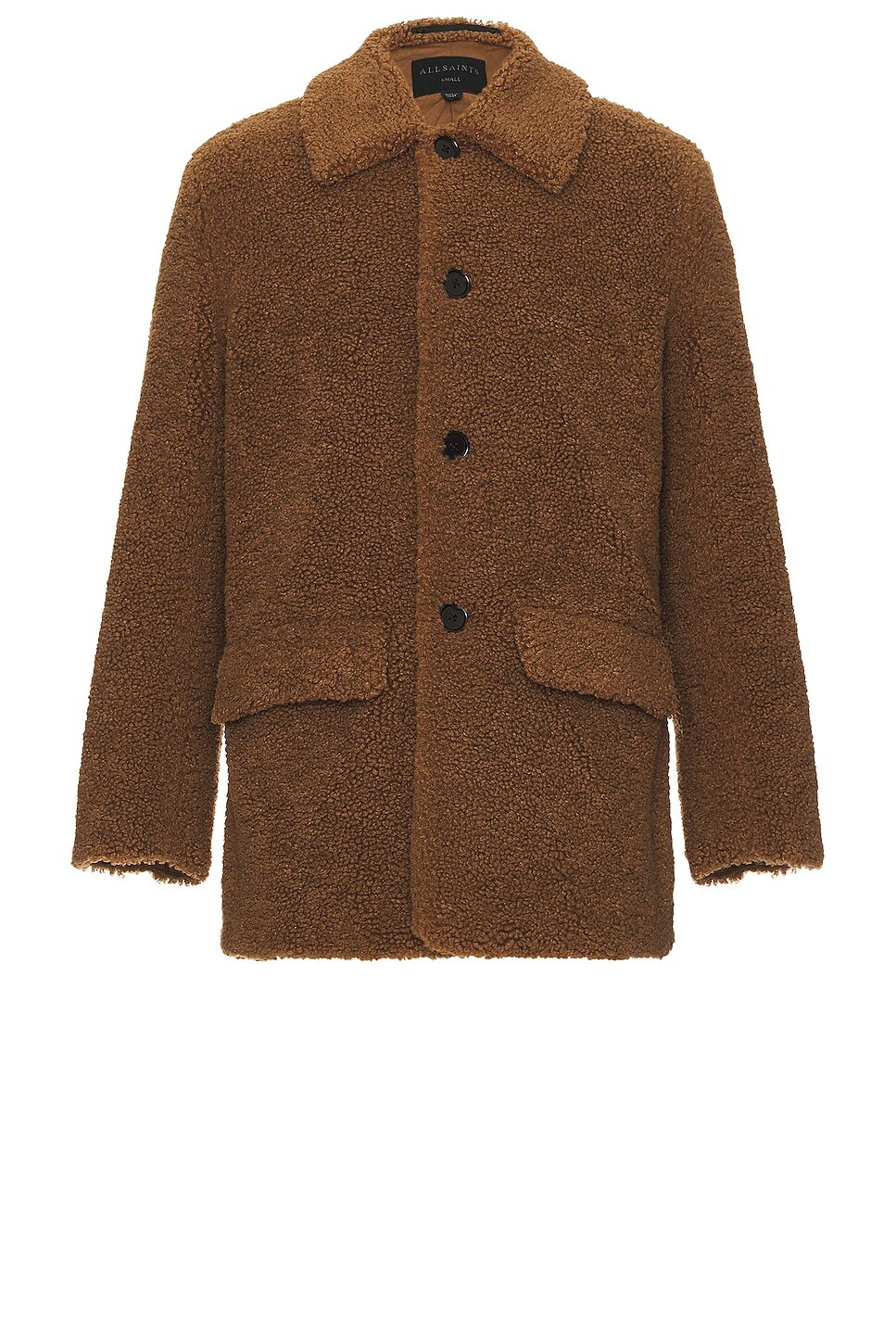 

Пальто ALLSAINTS Albian, цвет Toffee Brown