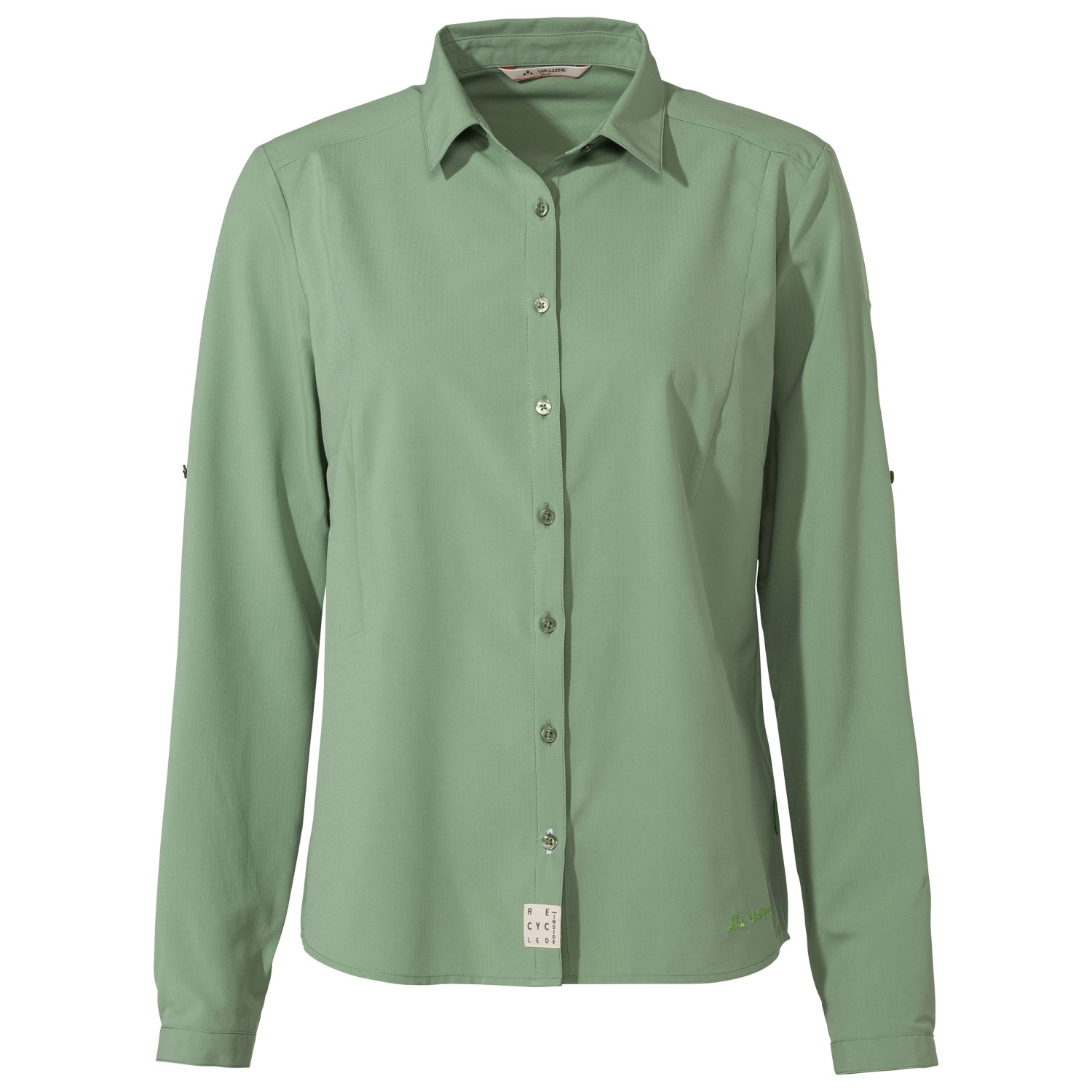 Блузка Vaude Women's Rosemoor L/S Shirt IV, цвет Willow Green