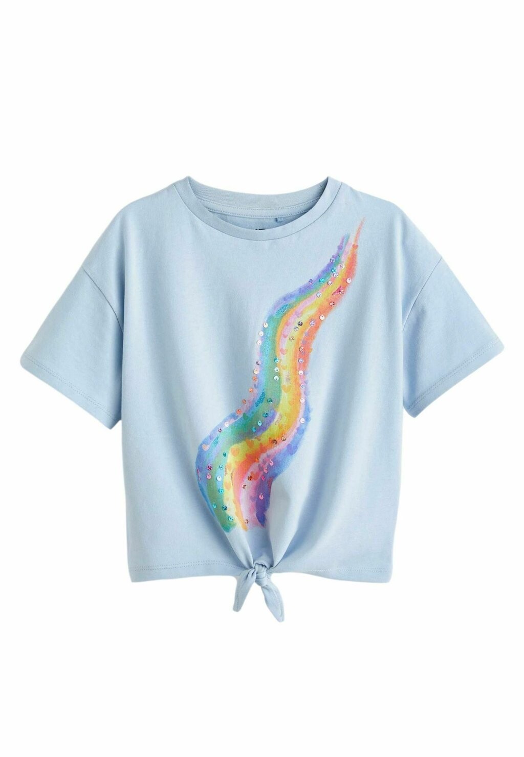 

Футболка с принтом Rainbow Sequin Next, синий