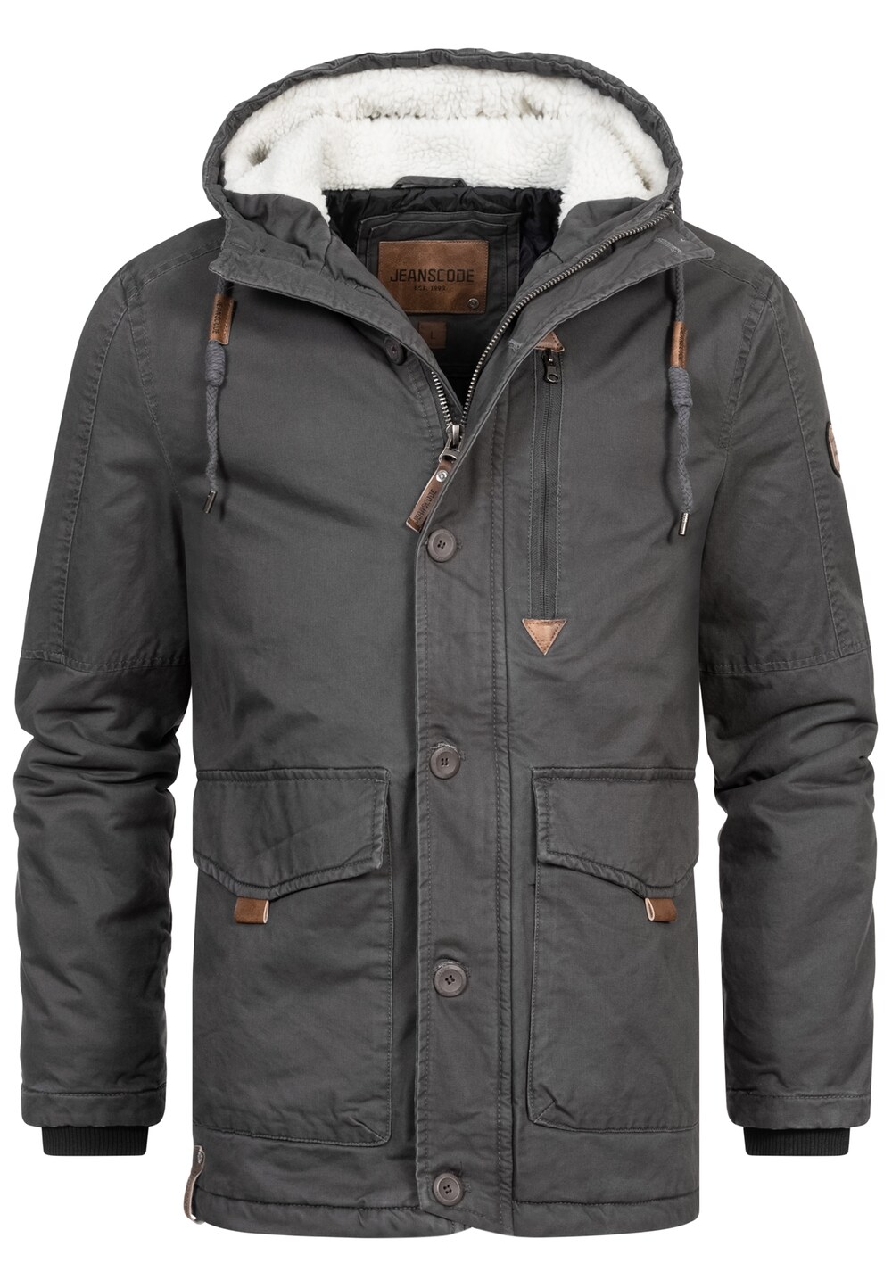 Зимняя куртка INDICODE JEANS Crossing, серый зимняя куртка indicode jeans christof коричневый