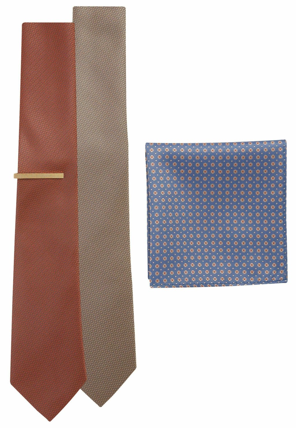Нагрудный платок SET 2 PACK Next, цвет neutral brown rust orange галстук slim set next цвет neutral brown