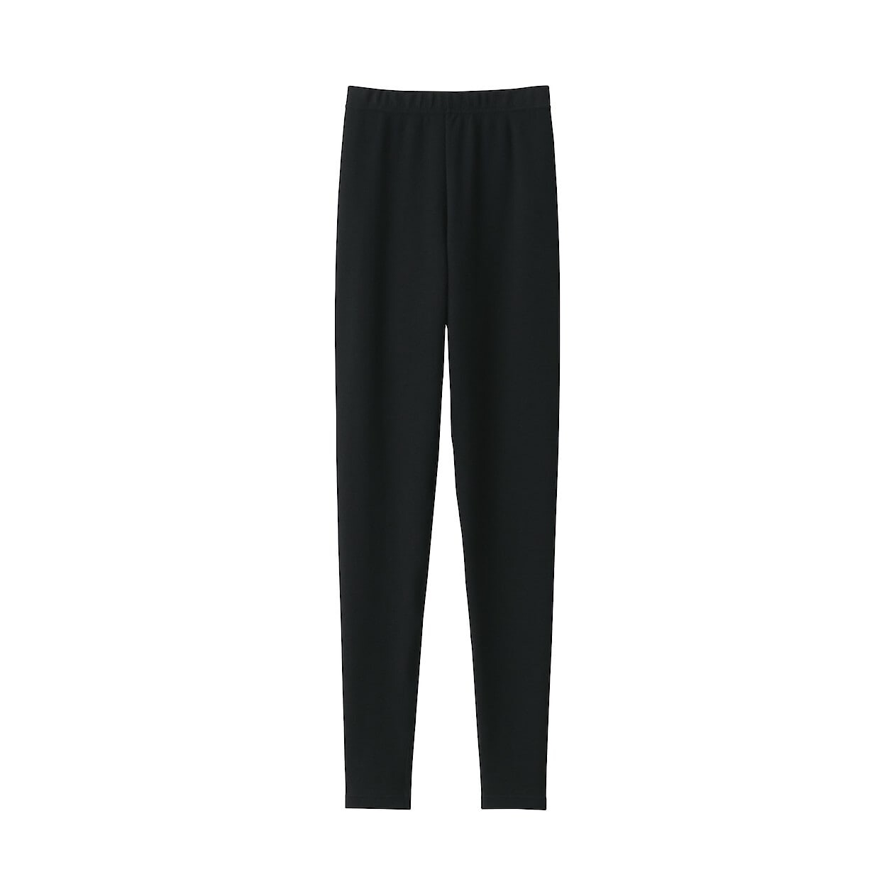 

Теплые леггинсы из хлопка MUJI, черный