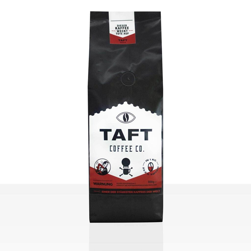 

Кофе TAFT крепкий, с высоким содержанием кофеина - 500г кофейных зерен Taft Coffee Co.