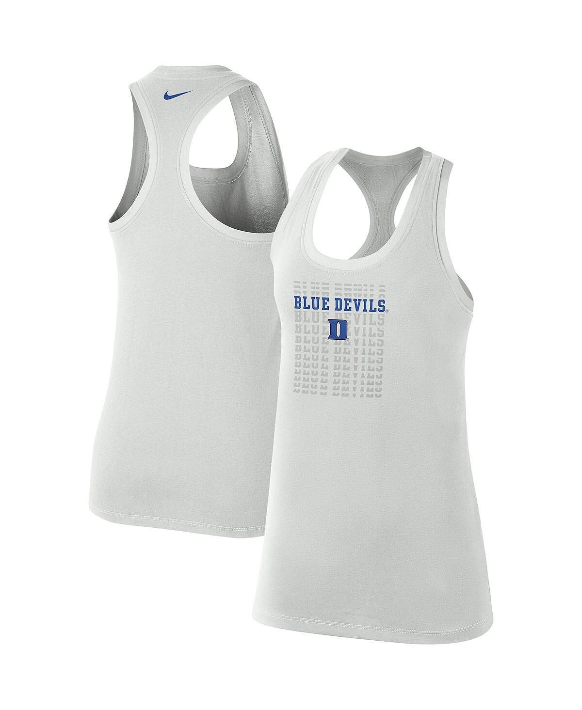 

Женская серая майка Duke Blue Devils Game Time Nike, серый