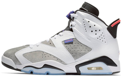 

Кроссовки Jordan 6 Retro Flight Nostalgia, белый / серый / фиолетовый