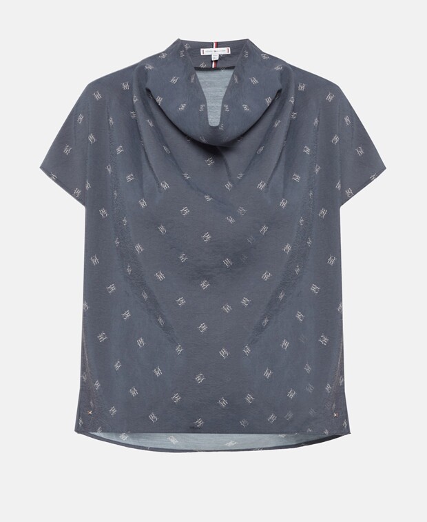 

Рубашка блузка Tommy Hilfiger, цвет Slate Blue
