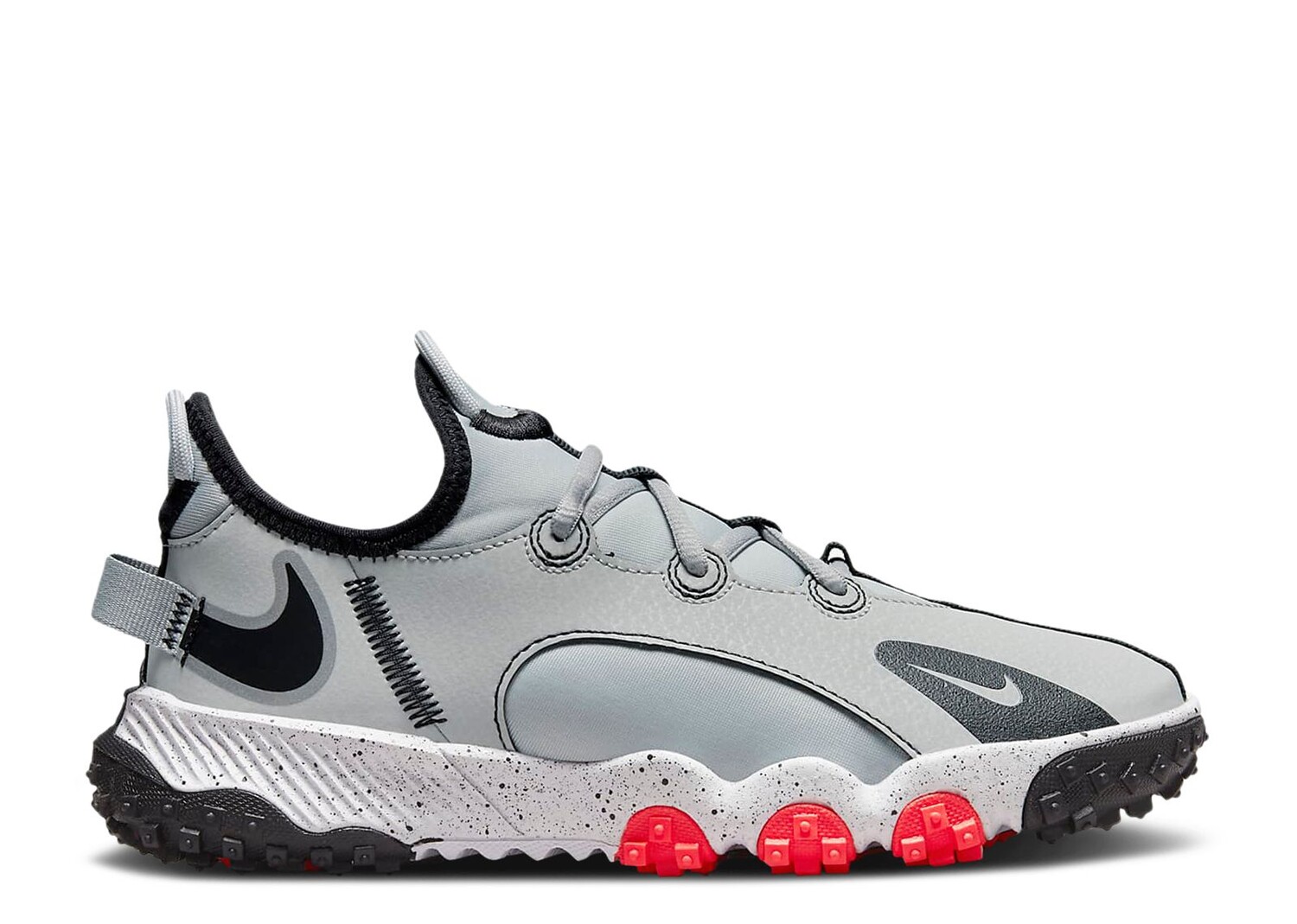 

Кроссовки Nike Future Field Gs 'Light Smoke Grey Bright Crimson', серый