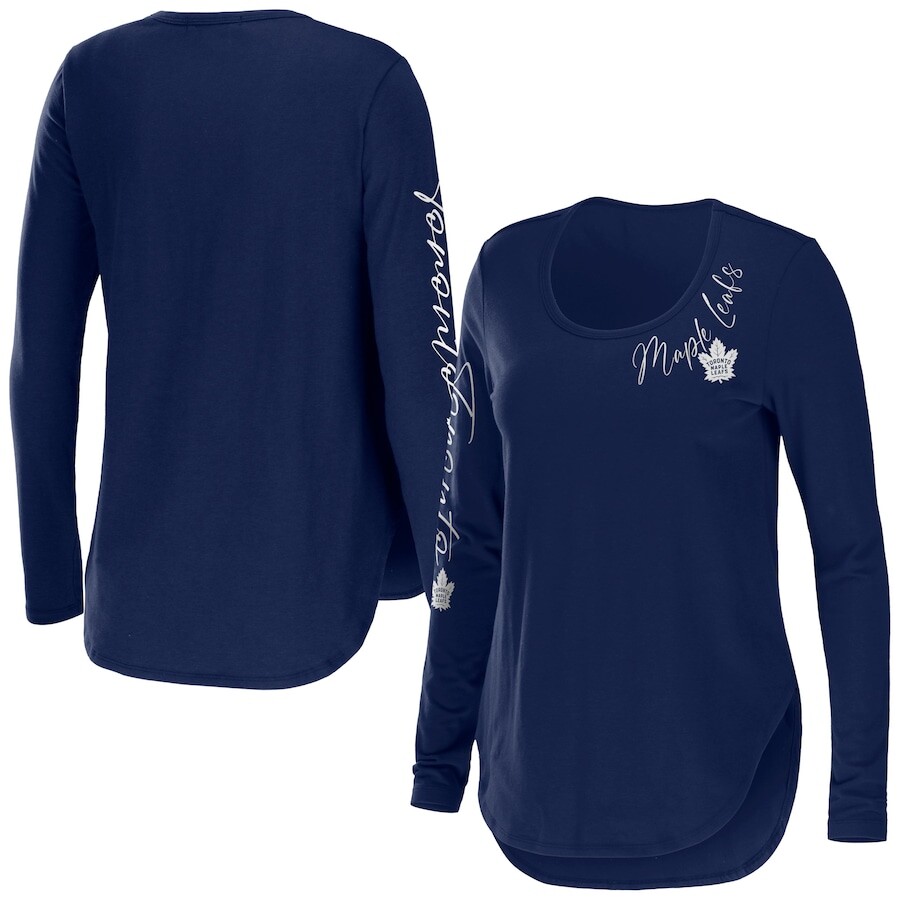 

Футболка с длинным рукавом WEAR by Erin Andrews Toronto Maple Leafs, синий