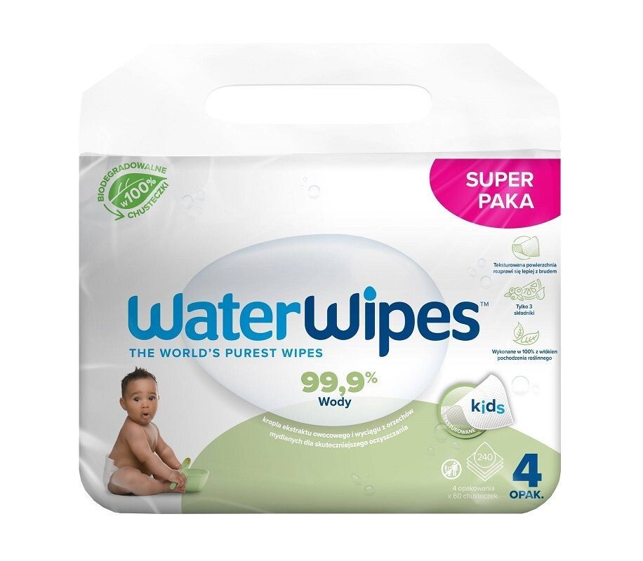 

Влажные салфетки Waterwipes Bio Soapberry, 240 шт
