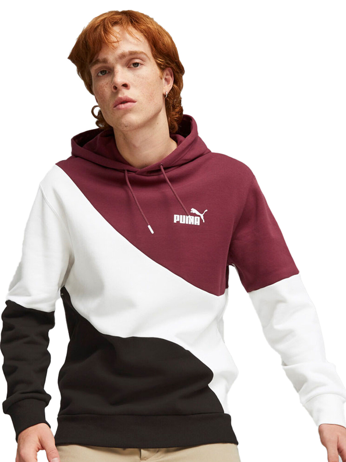 

Толстовка Puma Power, красный/белый/черный