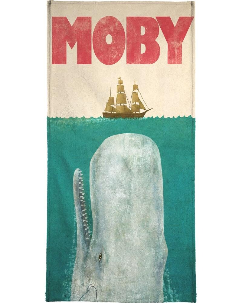 

Полотенце для ванной Juniqe Moby, цвет Blau & Rot