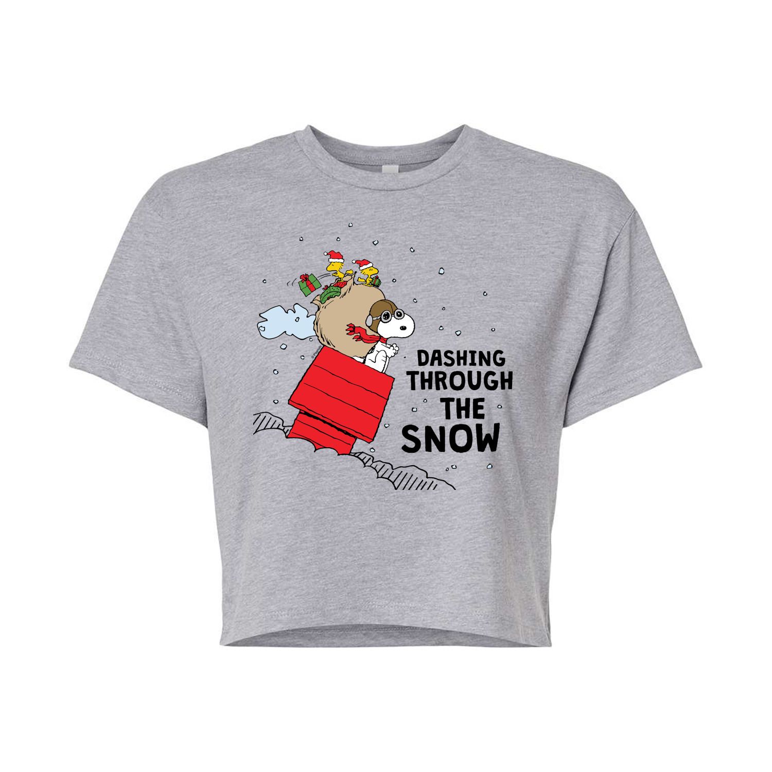 Укороченная футболка с рисунком Peanuts Dashing для детей Licensed Character