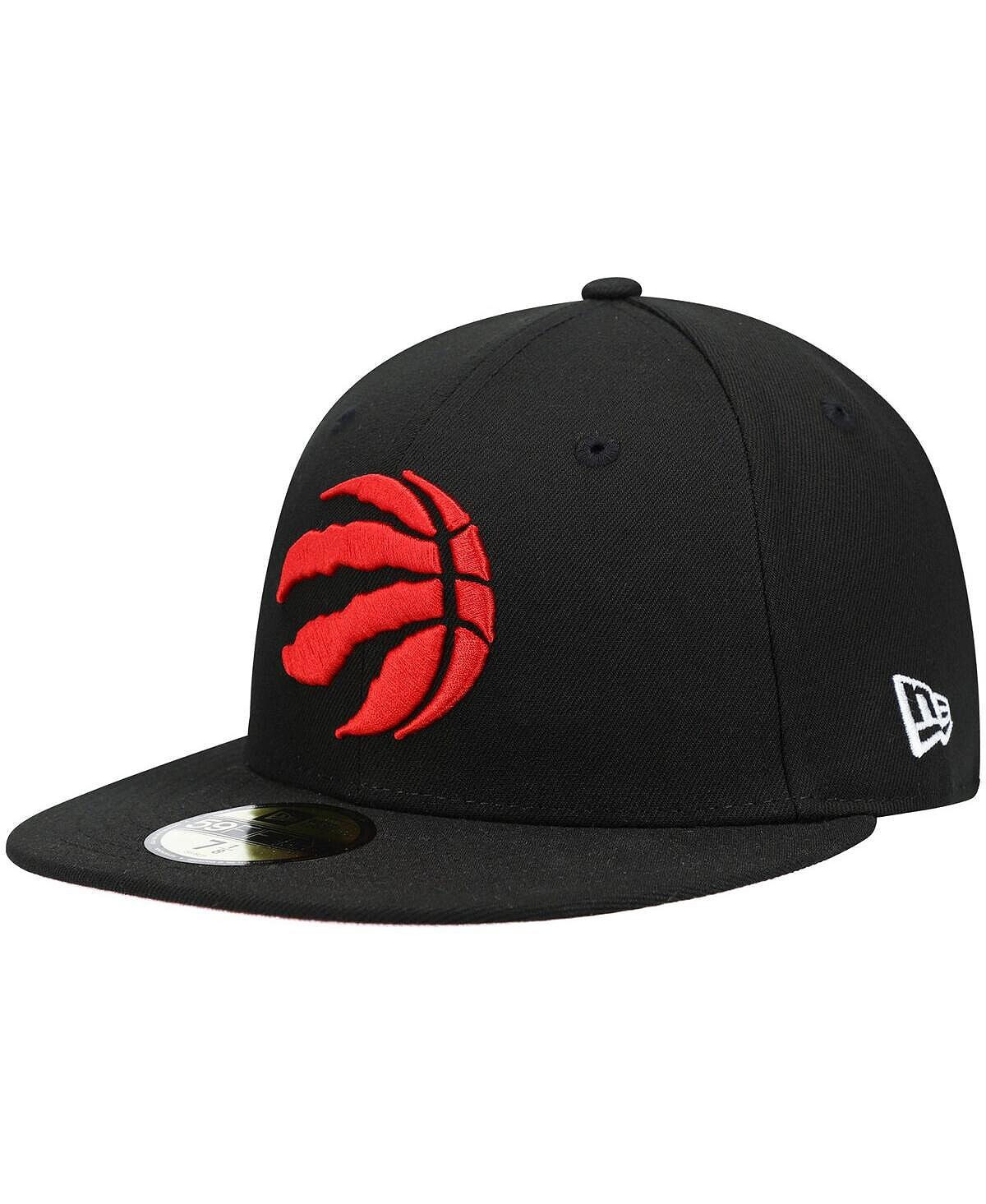 

Мужская черная приталенная шляпа Toronto Raptors Pink Undervisor 59FIFTY New Era