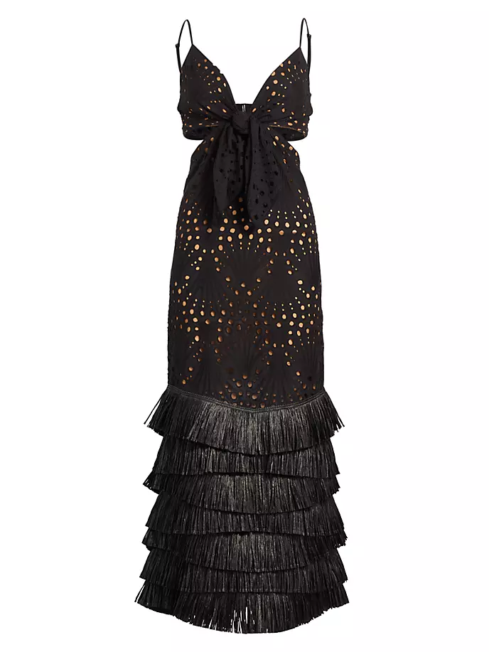 Платье Iconos del Tropico с люверсами Johanna Ortiz, черный tropico 3