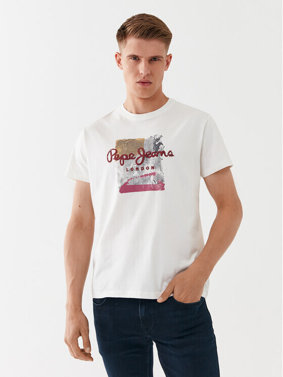 

Футболка стандартного кроя Pepe Jeans, белый