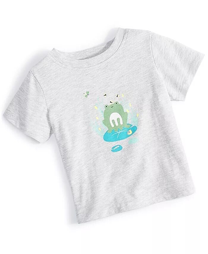 

Футболка с рисунком Happy Frog для маленьких мальчиков First Impressions, серый