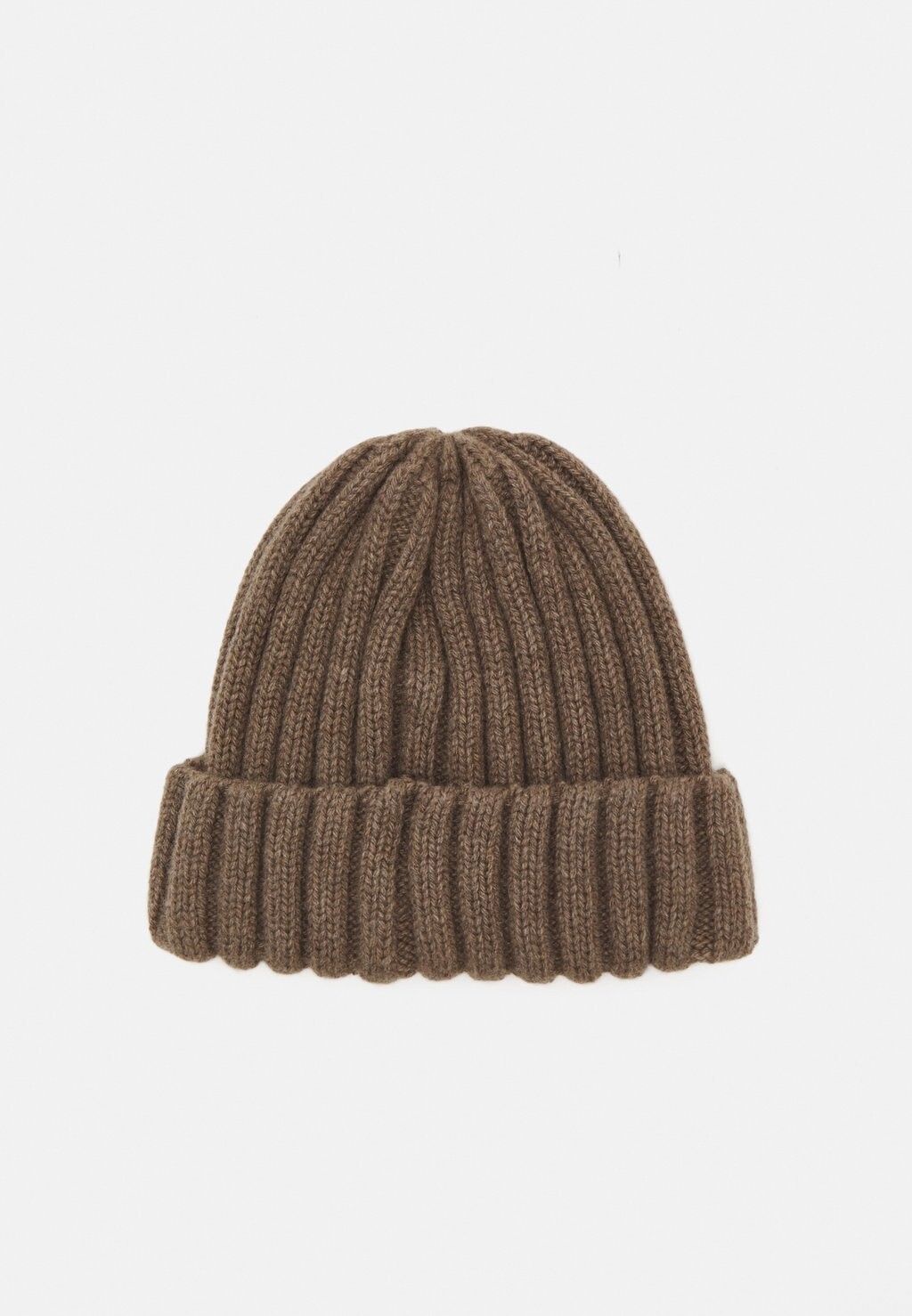 

Бейсболка BEANIE IN A COSTE BORDO RISVOLTO UNISEX Borsalino, серый