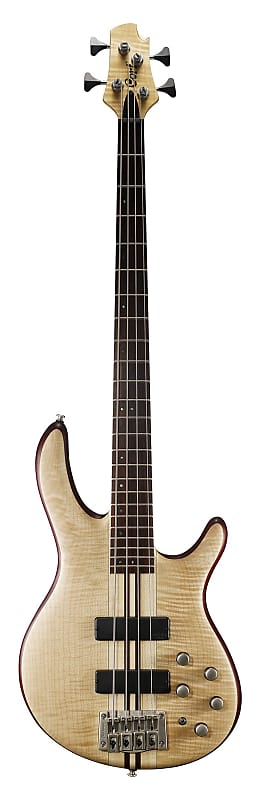 бас гитара cort a4 plus fmmh oplb Басс гитара Cort Artisan Series Electric Bass - Flamed Maple/Mahogany - A4PLUSFMMHOPN