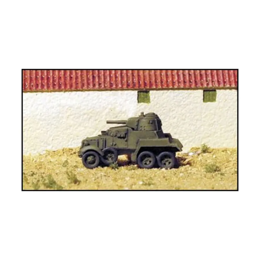 

БА-10, WWII Micro Armour - Russia - Softskins, ARV's, Armored Cars and Towed Guns (1:285)